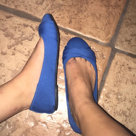 American Eagle Size 9 Blue Flats - Picture 8 of 8